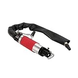 WenFo 1/4”(6mm) Red Reciprocating Air Body Saw,Alloy Air Body Saw Pneumatic File Reciprocating Saws