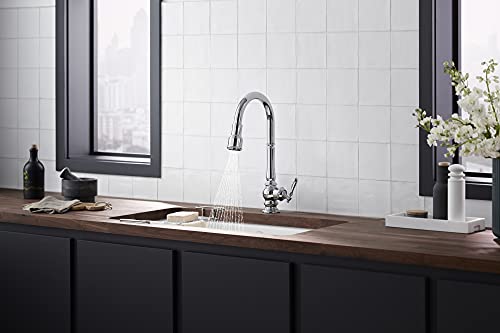 Kohler Artifacts Kitchen Faucet With Pull Down Sprayer, Touchless Faucet, Kitchen Sink Faucet, Polished Chrome, K-29709-Cp #TOP1