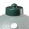 Ceramic Grill Top Compatible with Medium Large and XLarge Big Green Egg,Dual Function Ceramic Grill Top Cap,Kamado Accessories Charcoal Grill Top Parts Replacement for Easy Grasp and Anti-Hot