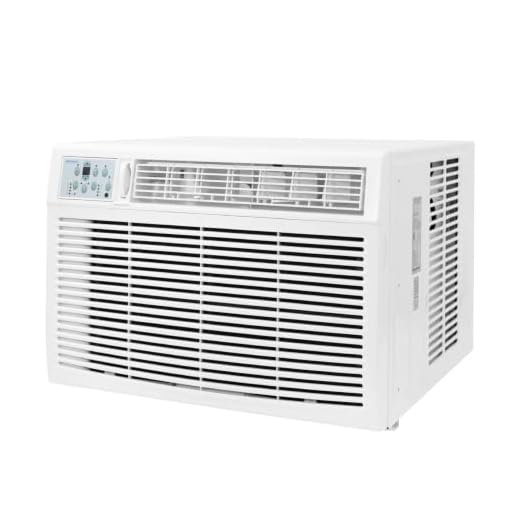 Keystone 23,200 BTU Window Air Conditioner with 16,000 BTU Supplemental Heat and Dehumidifier, 230V, Window AC for Large Rooms up to 1,500 Sq.Ft. with Smart Remote Control