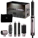 Beurer HT 110 Airstyler 5 en 1, moldeador de cabello multifuncional para rizos, alisado y volumen, peinado suave para todo tipo de cabello, cerámica turmalina, tecnología iónica, 5 accesorios