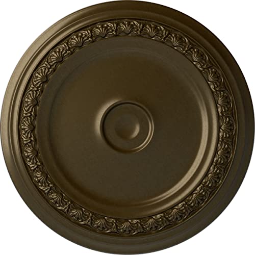 Ekena Millwork CM31CABRS Carlsbad Ceiling Medallion, Brass, 31 1/8"OD x 1 1/2"P