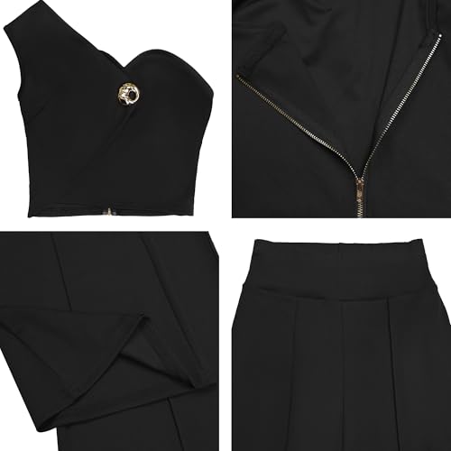 Image of Jigfar Women Sexy Elegant Bodycon Jumpsuit Going Out Romper Birthday Party Club Night Outfits