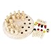Produktbild BBring Hölzernes Gedächtnis-Schach 17.5×17.5×5.5cm, Schachspiel Lernspielzeug Eltern-Kind-Interaktion Spielzeug,Schach + Schachbrett + Würfel-Satz Baby Lernen Puzzle Spielzeug