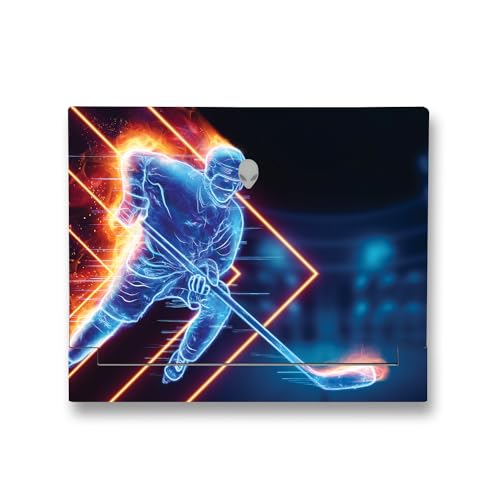 Image of MightySkins Skin Compatible with Alienware X14 R2 (2023) Full Wrap Kit - Glow Hockey | Protective, Durable, and Unique Vinyl Decal wrap Cover | Easy to Apply & Change Styles | Made in The USA