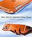 TORRAS for iPhone 17 Pro Max Case Crystal Orange, [Anti-Yellowing][Military-Grade Protection], Ultra Slim Anti-Scratch Back, Soft Bumper, Non-Slip Protective Phone Cover, Orange 6.9
