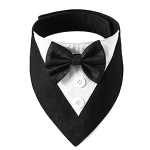 Adoggygo Elegancki Smokingowy Apaszka dla Psa M