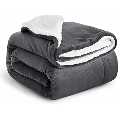 IR Imperial Rooms Soft Sherpa Fleece Blanket Cover