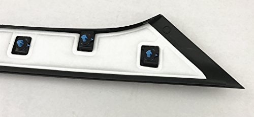 Passenger (R) + Driver Side (L) Pair Of Windshield-Outer Pillar Trim Molding Compatible With Ford Flex 2009-2019 Models #TOP7