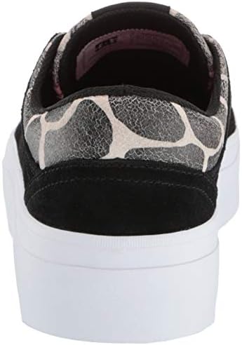 DC Women's Trase Platform SE Skate Shoe, Black/tan, 11 M US | Image 2