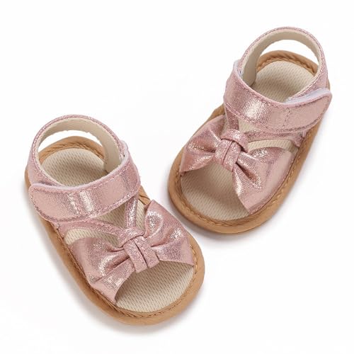 boy sandal size 13 Sandals Girls Leather Soft Open Toe Summer Sandals Flower Flat Shoes For Summer3