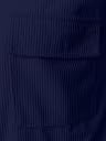 Men Corduroy Casual Jacket Full Sleeve Self Design Button Front with Spread Collar, Woven Cord Lining and Two Pockets for Casual Outings (IN, Alpha, XL, Standard, Blue) gallery image
