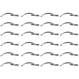 Yocimango 24pcsStainless Steel Plate Glass Window spring0.5x5.1x60mmFixed Screen securely Sliding in