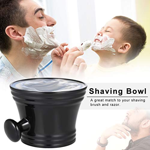 Topbathy Plastic Shaving Brush Bowl With Handle Soap Mug Face Cleaning Foam Bubble Container For Men #TOP4