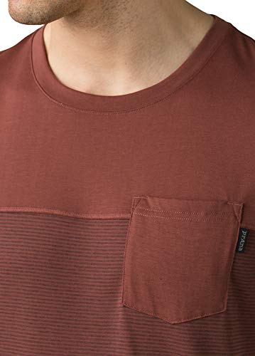Prana Men's Standard Milo Shirt, Vino Red, Small #TOP2