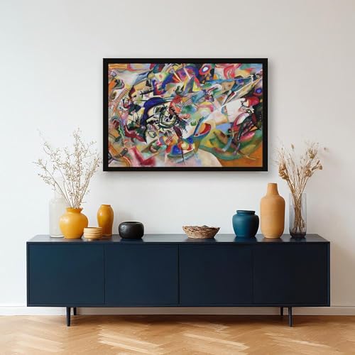 Toile tendue Composition VII Kandinsky décor de bureau - 5