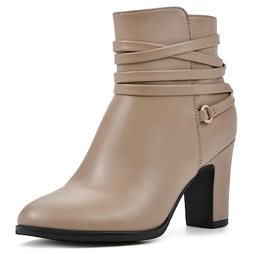 WHITE MOUNTAIN Women's Shoes Teaser Block Heel Bootie