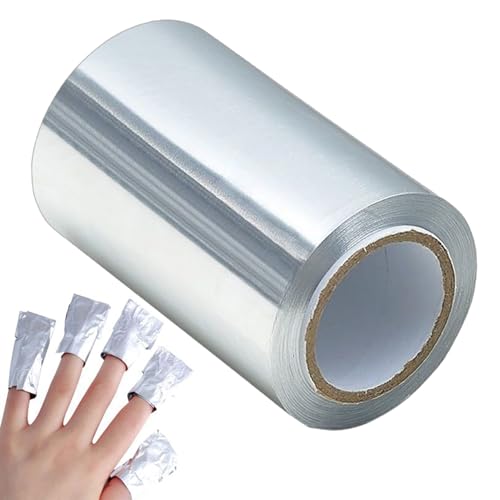 Papier Aluminium Coiffure, Feuille D'aluminium Épaisse Et Réutilisable Pour Cheveux Revitalisants, Outils De Coiffure Sûrs Pour Mèches, Teinture, Coiffure, Dissolvant Pour Ongles