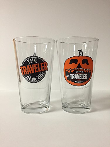The Traveler Beer Co. - JACKO Traveler Pumpkin Shandy - 16oz Pint Glass - 2 Pk