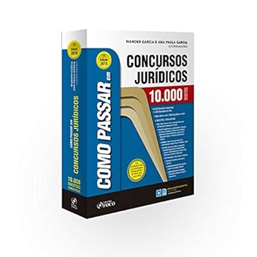Capa do livro Como passar em concursos jurídicos - 10.000 questões comentadas - 7ª edição- 2019