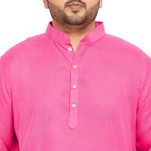 Image of Bigbanana Plus Size Men Regular Fit Kurta