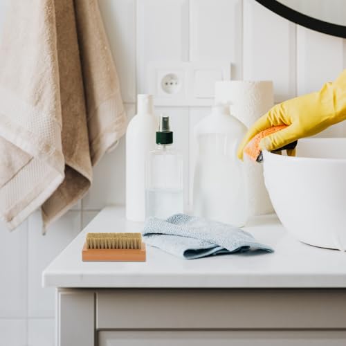 MAGICLULU Cepillo de Fregar Pequeño de Cerdas Suaves para Ropa y Zapatos, Color Amarillo Claro, Herramienta Multifuncional para Limpieza del Hogar y Cuidado Diario - imagen 5