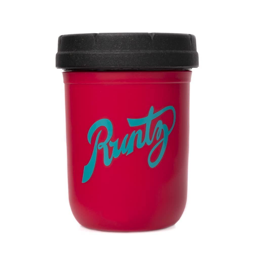 Runtz Red & Teal 8Oz Mason Stash Jar By Re:stash