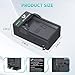 LP EN-EL15 EN EL15a Battery Charger, Charger Compatible with Nikon D7500, D7200, D7100, D7000, D850, D750, D500, D810a, D810, D800e, D800, D610, D600 & More