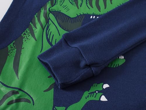 Image of Dolphin&Fish Boy Pajamas Toddler Kids Pjs Set Cotton Soft Clothes Sleepwear
