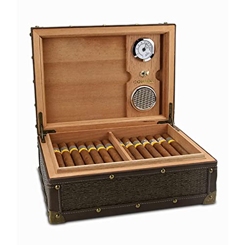Humidores Cedar Wood Sealed Mellow hidratante humidificante pode conter cerca de 55 Charutos Charuto