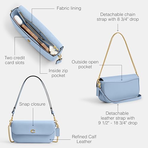 Coach Brook Flap Chain Bag3