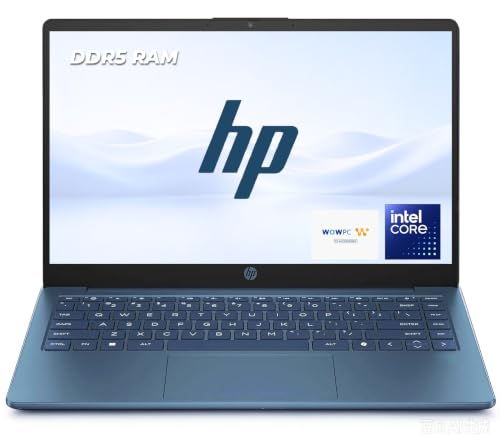 HP 14 Rose Gold Lightweight Laptop with Office 365