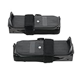 MUXSAM Schlittschuhe für Kleinkinder, Verstellbar Doppelrutschen Kleinkind Schlittschuhe mit Klettverschlussbändern, die die Stabilität Gewährleisten Skating-Zubehör für Anfänger Geschenk