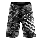 Tactical Pro Supply Camo American Flag Board Shorts - 36