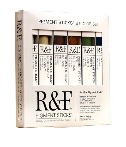 R&F Pigment Sticks Earth Tones Set of 6 (2830)