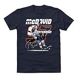 500 LEVEL Connor McDavid Shirt (Cotton, X-Large, True Navy) - Connor McDavid Celebration WHT