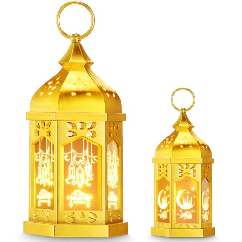 Lanterne de Ramadan Mubarak pour centre de table de mariage et décoration de terrasse couverte