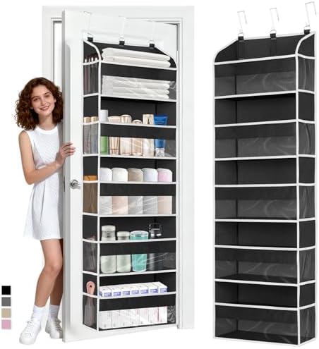 Organizador de porta - 5 camadas de bolsos grandes, organizador d...