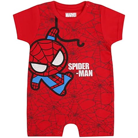 Ramper de niño Rojo Spiderman Marvel 6 Meses Cover