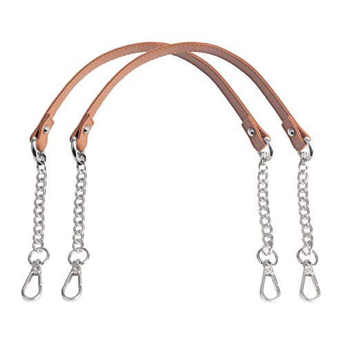 Beaulegan Lot de 2 chaînes de sac à main en cuir microfibre 60 cm Cover