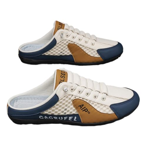 Fooceoute Zapatillas Casual con Espalda Abierta,Mules para Exteriores Exteriores Hombre,Mules Deportivas Sin Cordones,AbsorcióN De Humedad Y TranspiracióN,para ReunióN Informal Fooceoute Zapatillas Casual con Espalda Abierta,Mules para Exteriores Exteriores Hombre,Mules Deportivas Sin Cordones,AbsorcióN De Humedad Y TranspiracióN,para ReunióN Informal
