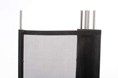 Sentry Safety Pool Fence Ez-Guard 5' Tall 10' Long Removable Child Barrier Pool Safety Mesh Fence (Black) #TOP6