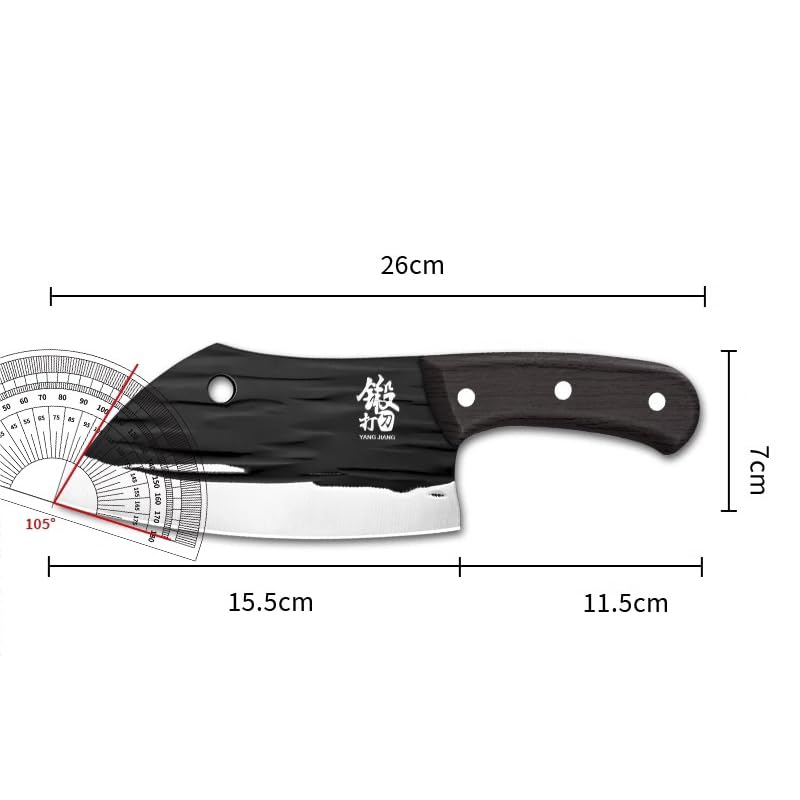 WSLNLN Meat Cleaver,Cleaver Knife High-end Outdoor Small Cutting Knife, Home Portable Mini Fruit Knife, Chef's Special Slicing Knife