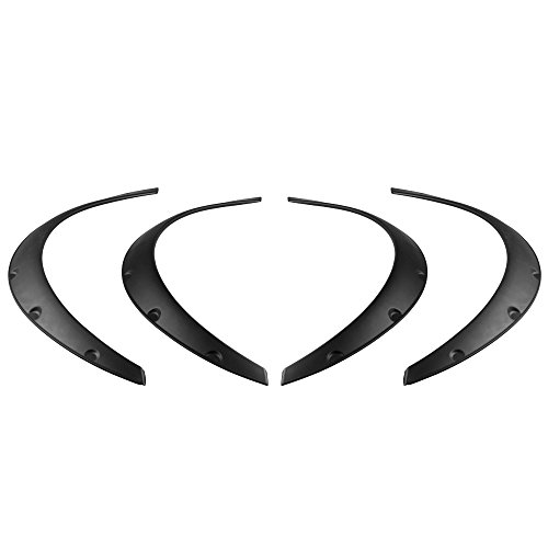 RULLINE Universal Fender Flares Over Wide Body Wheel Arches 2pcs 2.75 inch (70mm) and 2pcs 2.inch (50mm)