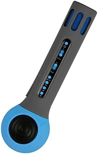ZEBRONICS Zeb-Fun 3 W Karaoke Mic Comes with Bluetooth Supporting Speaker, mSD Card, AUX and Media Control(Blue)