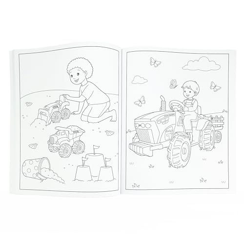 John Deere Kids Coloring Book for Little Farm and Tractor Lovers; Includes Perforated Pages and Bonus Sticker Sheet