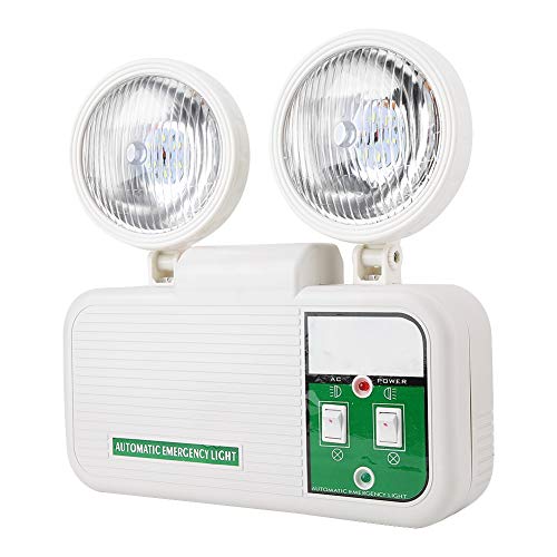 Lumière de secours sortie LED double tête pour sécuriser vos couloirs et garages