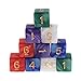 Produktbild Manyo 10pcs Mehrfarbig 6 Seitige Würfel, leicht und tragbar, perfekt für Brettspiel, Club und Bar Spiel Tool, Familienspiel, Math Teaching.