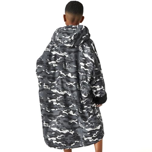 Kids Spirit Of Adventure Changing Robe - Black Camo/Black - 5-9 Yrs2