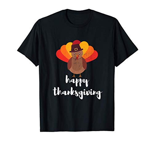 Turkey Shirt Fall Clothes Happy Thanksgiving Day Maglietta